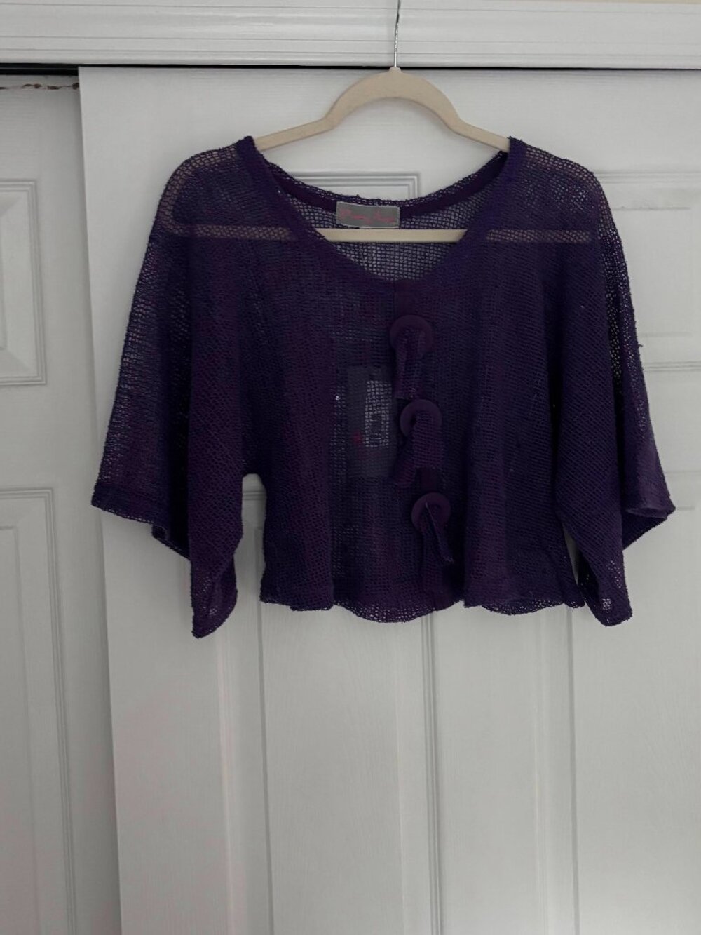 NEW WITH TAGS Small Pretty Angel Mesh/Sheer Top